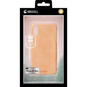 Dėklas Krusell Sunne iPhone XS Max 16,5 cm Smėlio spalvos