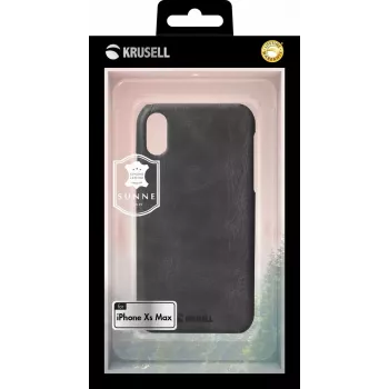 Apsauginis dėklas Krusell Sunne Apple iPhone XS Max – vintage juoda