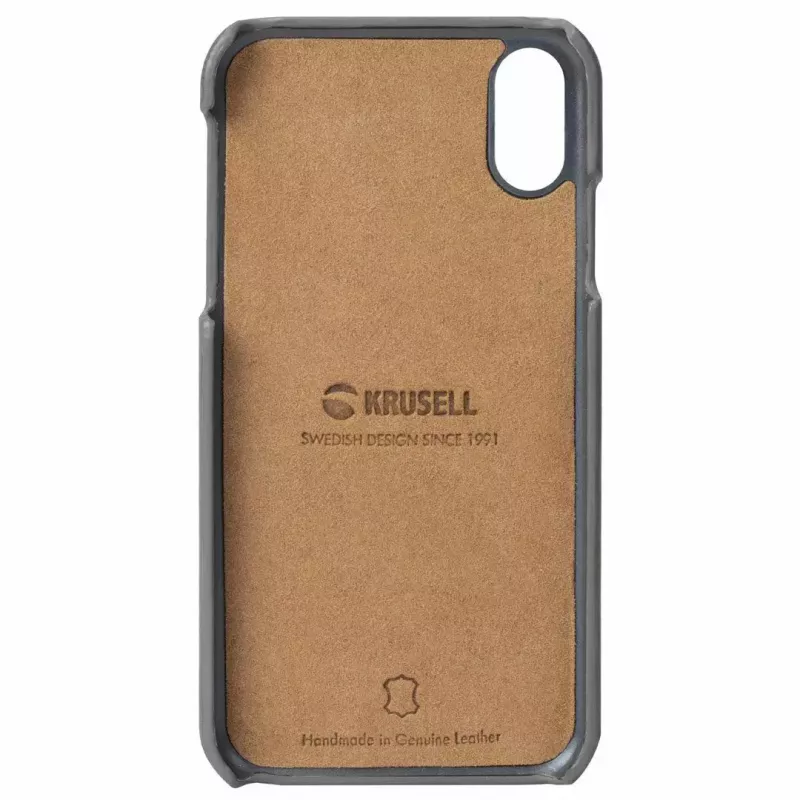 Apsauginis dėklas Krusell Sunne Apple iPhone XS Max – vintage juoda
