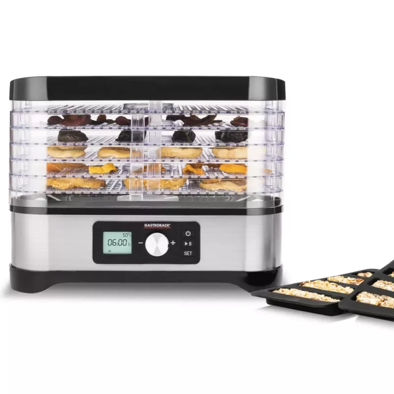 Sulčiaspaudė Gastroback Design Natural Plus Juoda Nerūdijantis Plienas