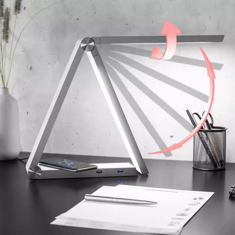 Stalinė lempa Gastroback Design LED Light & Charge su belaidžiu įkrovikliu