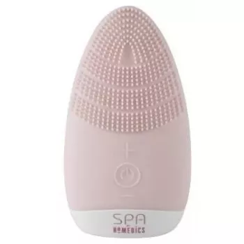 HoMedics FAC-001-EU besukantis veido valymo šepetėlis, rožinis, baltas, baterijomis