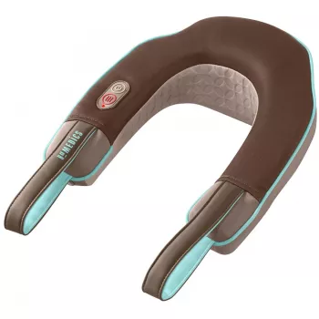 HoMedics NMSQ-215 kaklo masažuoklis su šiluma, rudas