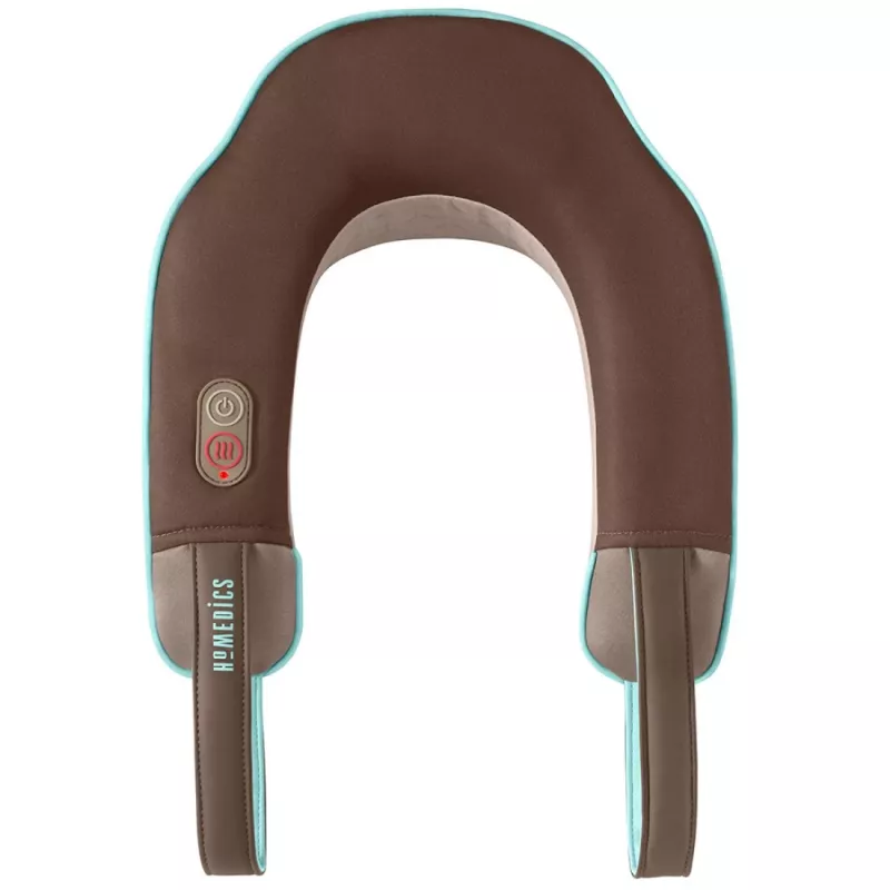 HoMedics NMSQ-215 kaklo masažuoklis su šiluma, rudas