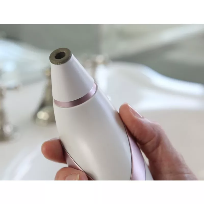 HoMedics Radiance odos priežiūros prietaisas Odos vakuuminė mikrodermabrazija Rožinis auksas, Balta