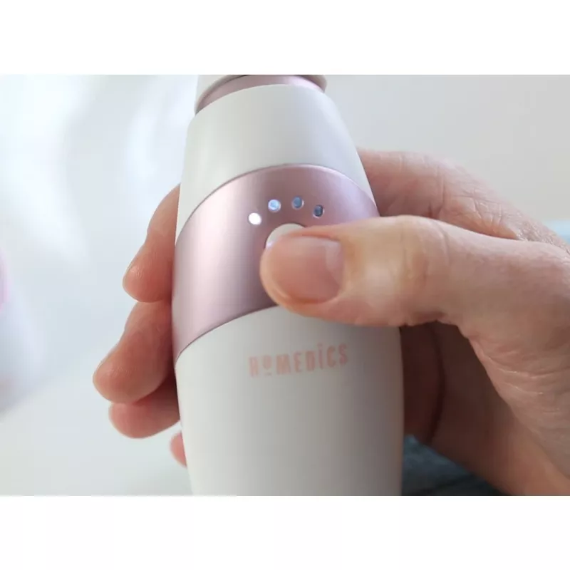 HoMedics Radiance odos priežiūros prietaisas Odos vakuuminė mikrodermabrazija Rožinis auksas, Balta