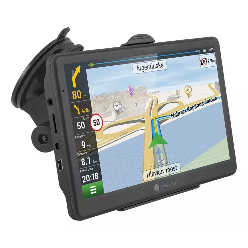 Navigatorius Navigator Navitel MS700 17,8 cm (7 col.) TFT lietimui jautrus ekranas, juodas