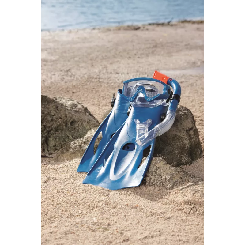Bestway Meridian nardymo rinkinys (kaukė, snorkelis, pelekai)