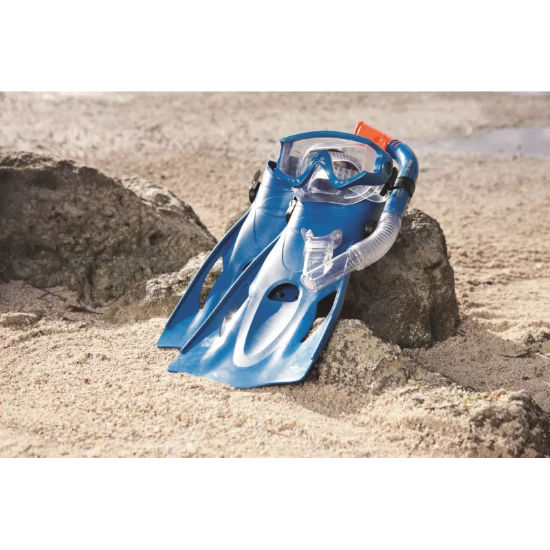 Bestway Meridian nardymo rinkinys (kaukė, snorkelis, pelekai)