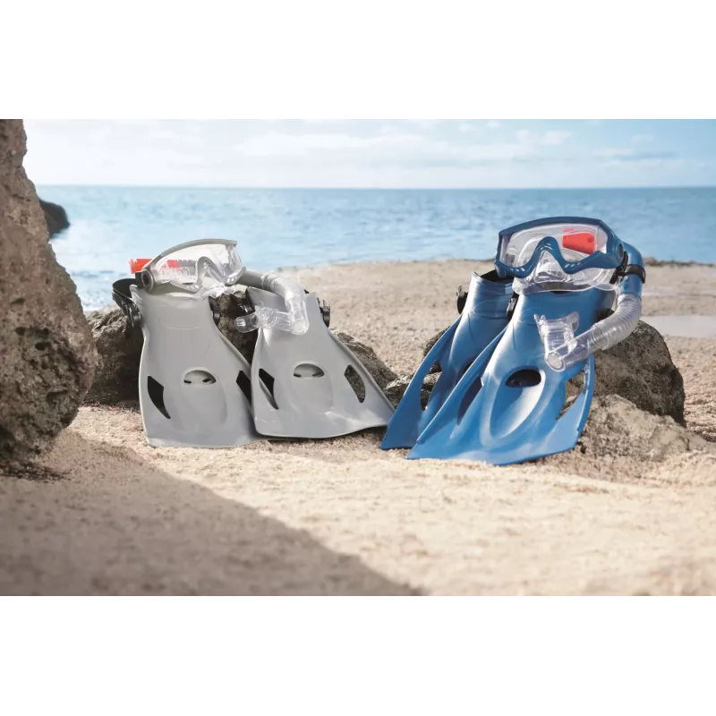 Bestway Meridian nardymo rinkinys (kaukė, snorkelis, pelekai)