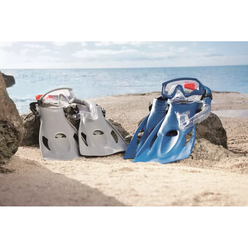 Bestway Meridian nardymo rinkinys (kaukė, snorkelis, pelekai)