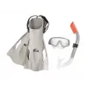 Bestway Meridian nardymo rinkinys (kaukė, snorkelis, pelekai)