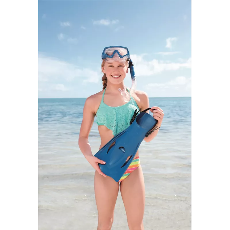 Bestway Meridian nardymo rinkinys (kaukė, snorkelis, pelekai)