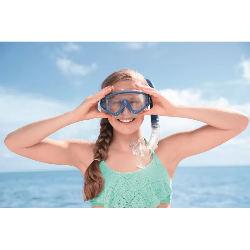 Bestway Meridian nardymo rinkinys (kaukė, snorkelis, pelekai)