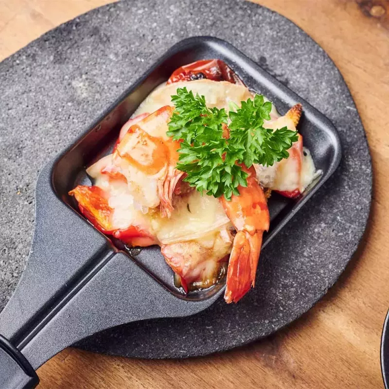 Raclette fondiu rinkinys Gastroback Family And Friends