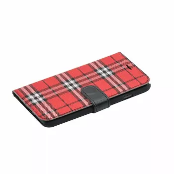 Folio dėklas Tellur TLL184031, iPhone 7, juoda/raudona