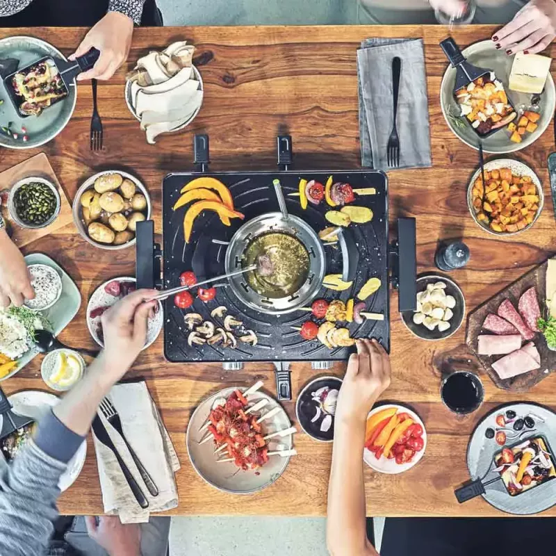Raclette-Fondue rinkinys Gastroback Design Raclette-Fondue Advanced Plus 2200W