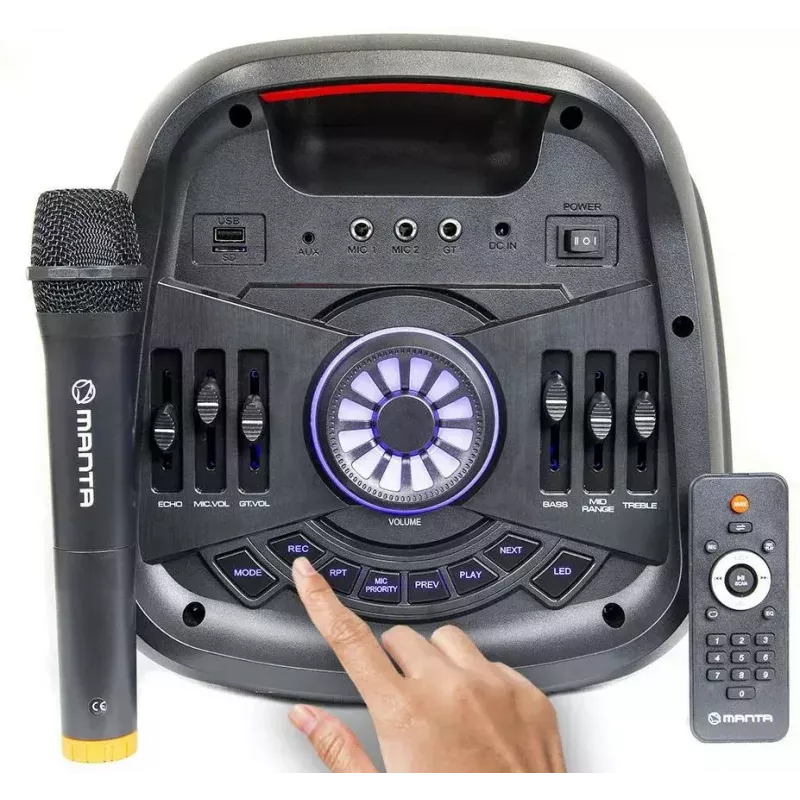 Nešiojamas Bluetooth garsiakalbis MANTA SPK5310 PRO 20W