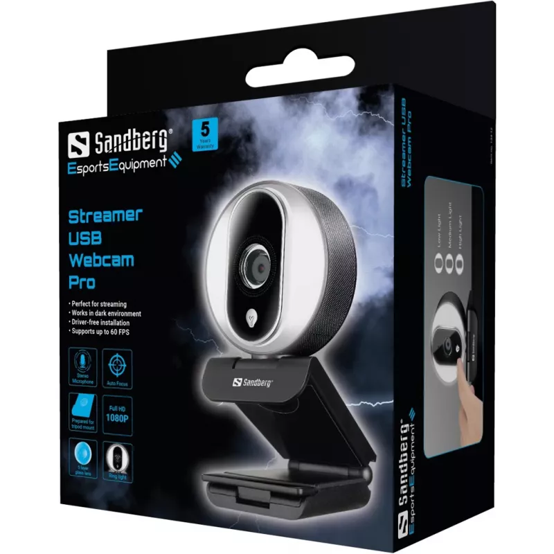 Web kamera Sandberg Streamer USB Webcam Pro