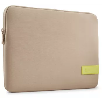 Dėklas nešiojamam kompiuteriui Case Logic Reflect REFPC-113 Plaza Taupe/Sun-Lime 33,8 cm (13,3 colio) rankovinis