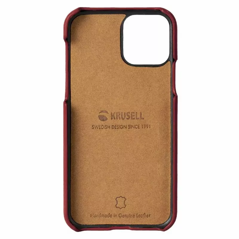 Krusell Sunne CardCover apsauginis dėklas Apple iPhone 11 Pro Max, vintage raudonas