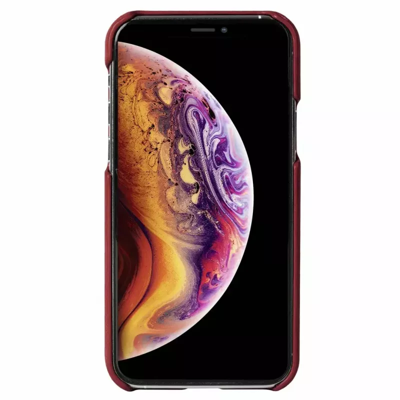 Krusell Sunne CardCover apsauginis dėklas Apple iPhone 11 Pro Max, vintage raudonas