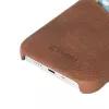 Krusell 62154 dėklas iPhone 12 Mini – rudas su kortelių kišene