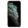 Krusell 62154 dėklas iPhone 12 Mini – rudas su kortelių kišene