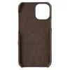 Krusell 62154 dėklas iPhone 12 Mini – rudas su kortelių kišene