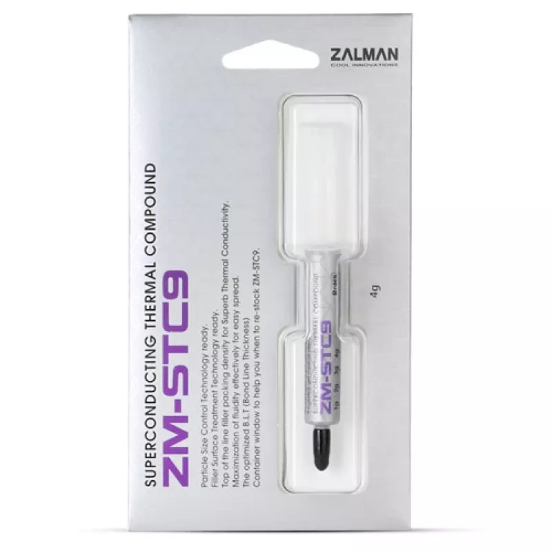Zalman ZM-STC9 šilumą laidžios pastos termopasta 9,1 W/m·K 4 g