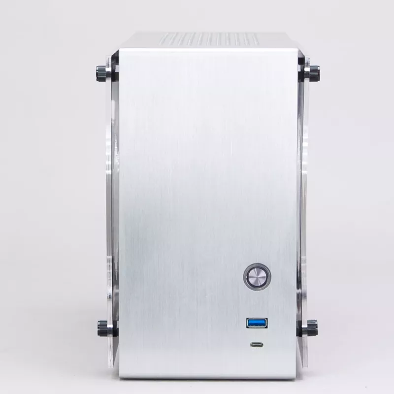 PC korpusas Zalman M2 Mini-Silver Mini Tower sidabrinis