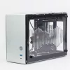PC korpusas Zalman M2 Mini-Silver Mini Tower sidabrinis