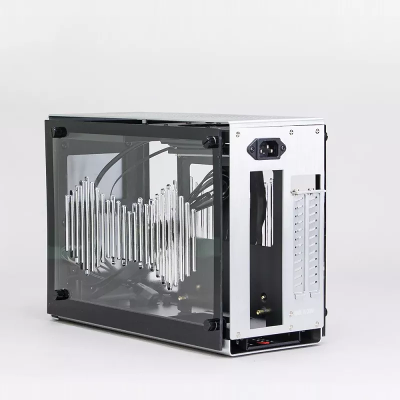 PC korpusas Zalman M2 Mini-Silver Mini Tower sidabrinis
