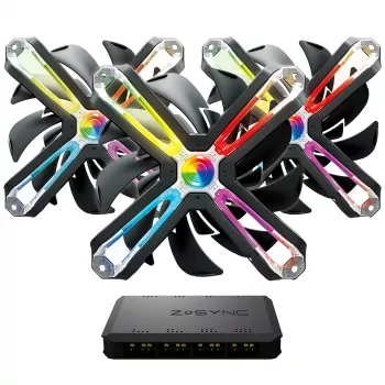 Zalman ZM-SF120A3 kompiuterio aušinimo sistema, korpuso ventiliatorius 12 cm, juodas