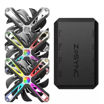 Zalman ZM-SF120A3 kompiuterio aušinimo sistema, korpuso ventiliatorius 12 cm, juodas