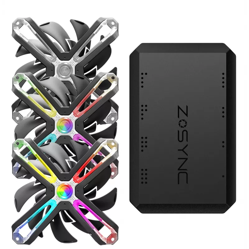 Zalman ZM-SF120A3 kompiuterio aušinimo sistema, korpuso ventiliatorius 12 cm, juodas