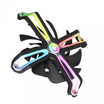 Kompiuterio korpuso ventiliatorius Zalman ZM-SF140 14 cm juodas