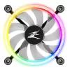Zalman ZM-LF120 kompiuterio aušinimo sistema – korpuso ventiliatorius 12 cm, juodos ir baltos spalvos