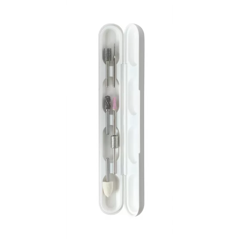 HoMedics „Luxury“ 6-in-1 elektrinis manikiūro ir pedikiūro rinkinys su 6 antgaliais, USB įkrovimas, 8 greičiai