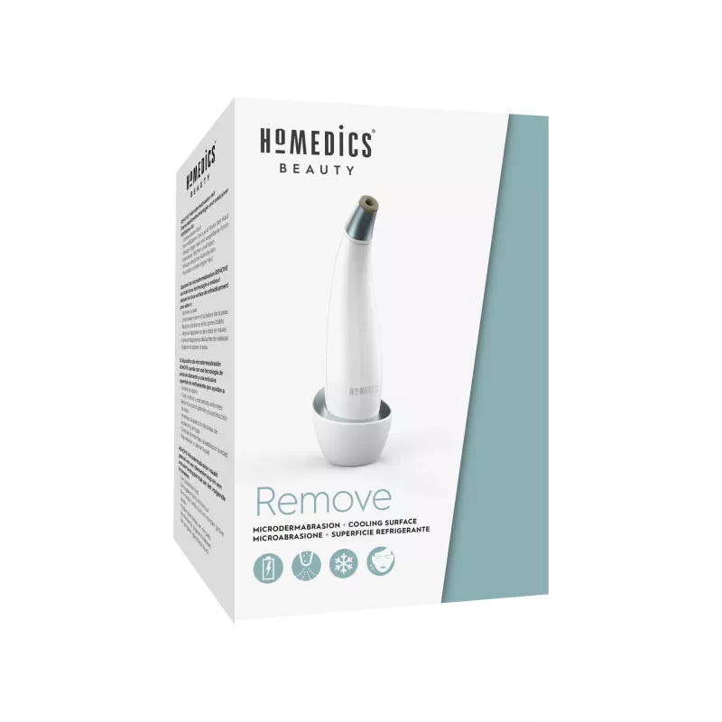 HoMedics MD-1000-EU2 odos priežiūros prietaisas – vakuuminė mikrodermabrazija, balta