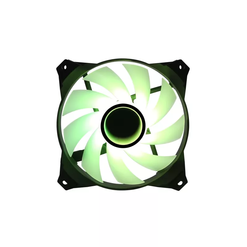 Zalman ZM-IF120 120 mm ventiliatorius pieno baltumo ARGB su begalybės efektu 1200 RPM 21,0 dB 55,2 CFM kompiuterio korpusui 12 cm