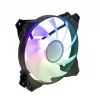 Zalman ZM-IF120 120 mm ventiliatorius pieno baltumo ARGB su begalybės efektu 1200 RPM 21,0 dB 55,2 CFM kompiuterio korpusui 12 cm