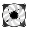 Zalman ZM-IF120 120 mm ventiliatorius pieno baltumo ARGB su begalybės efektu 1200 RPM 21,0 dB 55,2 CFM kompiuterio korpusui 12 cm