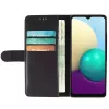 Dėklas-piniginė Krusell Galaxy A02 16,5 cm juoda 3 kortelių kišenės