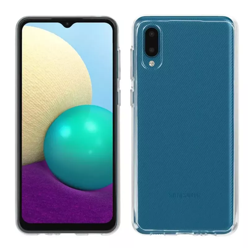 Krusell Galaxy A02 permatomas dėklas 16,5 cm