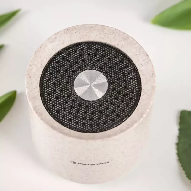 Nešiojamas garsiakalbis Tellur Bluetooth Green 3W Cream