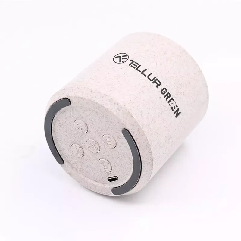 Nešiojamas garsiakalbis Tellur Bluetooth Green 3W Cream