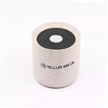 Nešiojamas garsiakalbis Tellur Bluetooth Green 3W Cream
