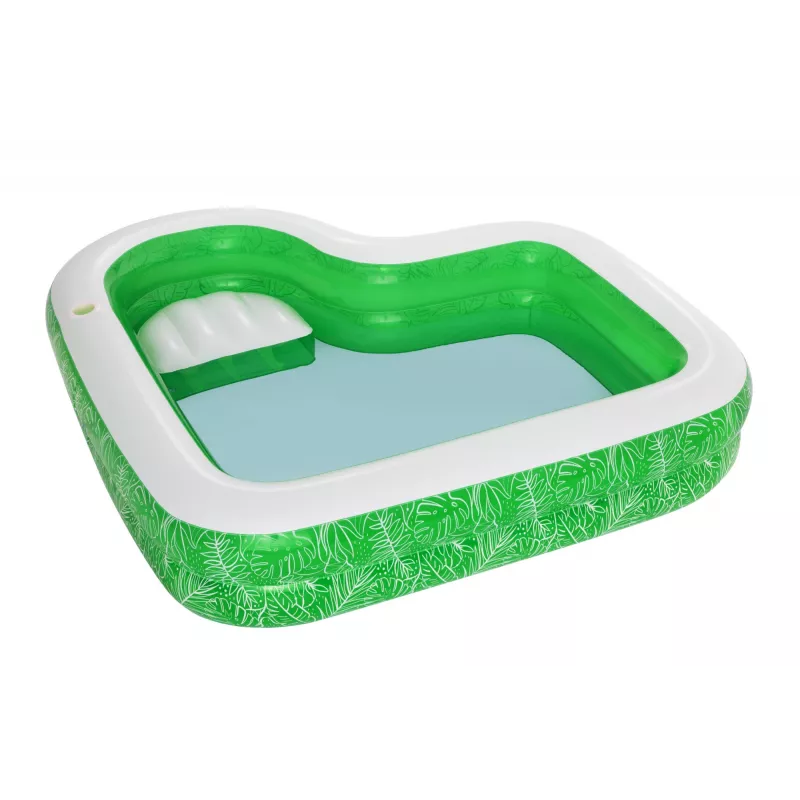 Bestway 7'7 inch x 7'7 inch x 20 inch Tropical Paradise šeimos baseinas