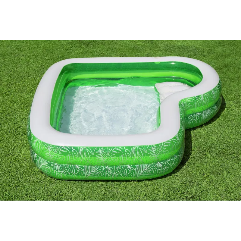 Bestway 7'7 inch x 7'7 inch x 20 inch Tropical Paradise šeimos baseinas